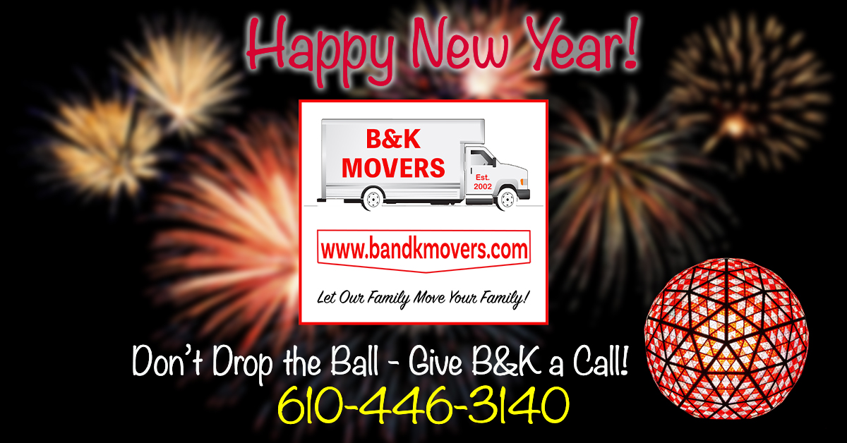 New Year in a New Home, Delco Moving Company, Havertowns favorite movers