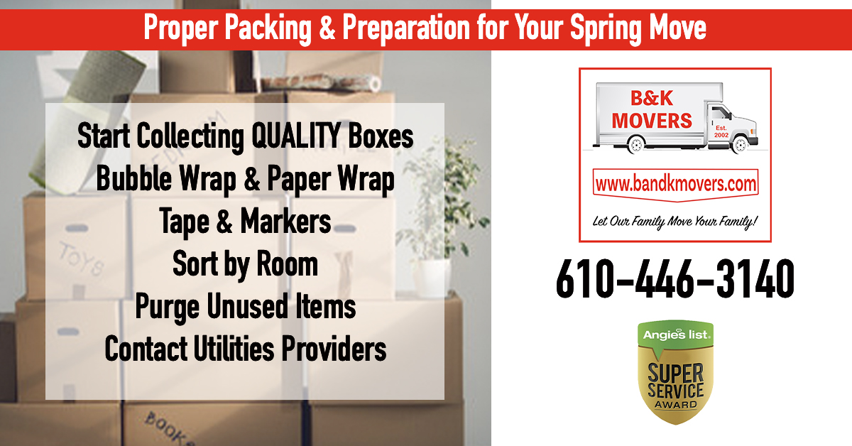 Spring Moving, Local Moving Company, Moving Company Near Me