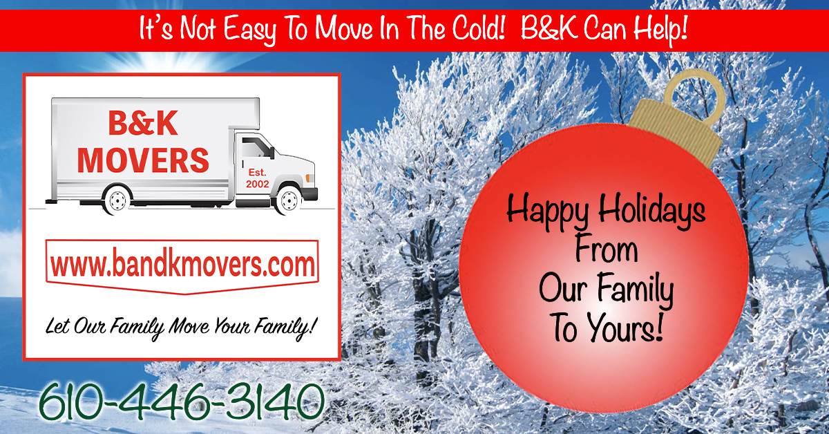 Moving in the cold, Local moving company, Delco Moving Company