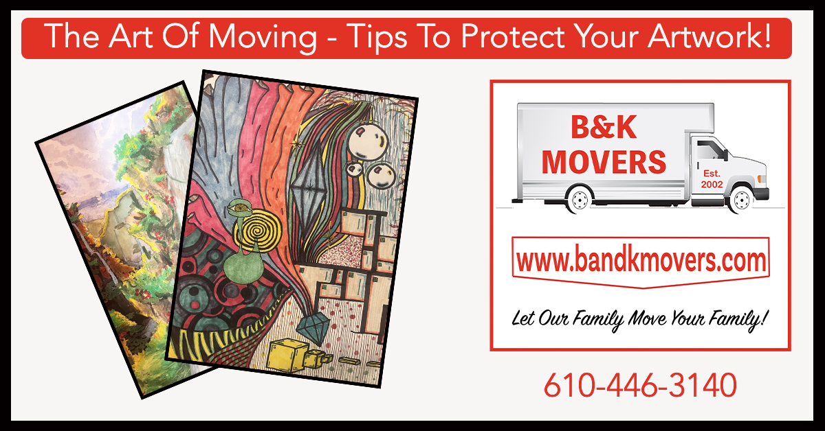 Protect your artwork, The Art of Moving, local movers delaware County pa